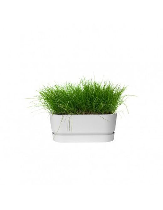 Maceta Greenville rectagular color blanco Elho®