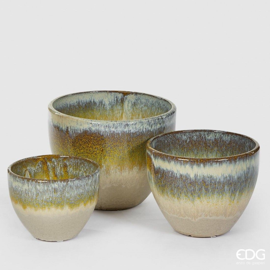 Maceta Glaze Multicolor Maceta Glaze H28 D37 Mediano Multicolor