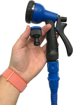 Manguera extensible Aqua Control de 15 metros color azul