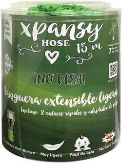 Manguera extensible Aqua Control de 15 metros color verde