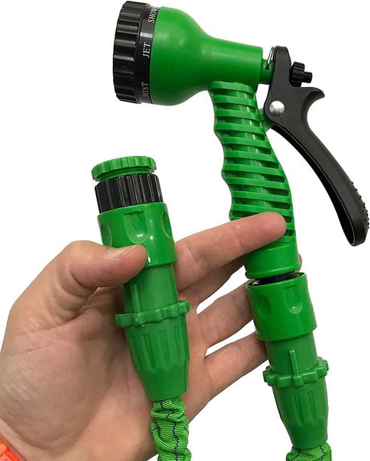 Manguera extensible Aqua Control de 15 metros color verde