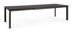 Mesa de Aluminio Extensible Konnor Antracita 160-240X100