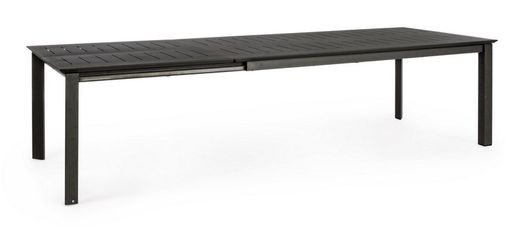 Mesa de Aluminio Extensible Konnor Antracita 160-240X100