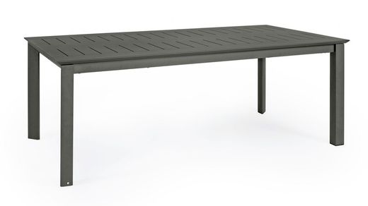 Mesa de Aluminio Extensible Konnor Antracita 160-240X100
