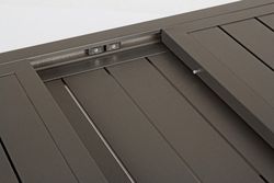 Mesa extensible hilde 140-210x77 coffe yk14