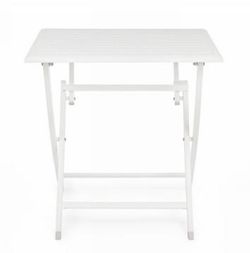 Mesa Plegable Elin 70x70 de Color Bianco