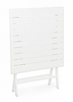 Mesa Plegable Elin 70x70 de Color Bianco