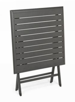 Mesa Plegable Elin 70x70 Antracita
