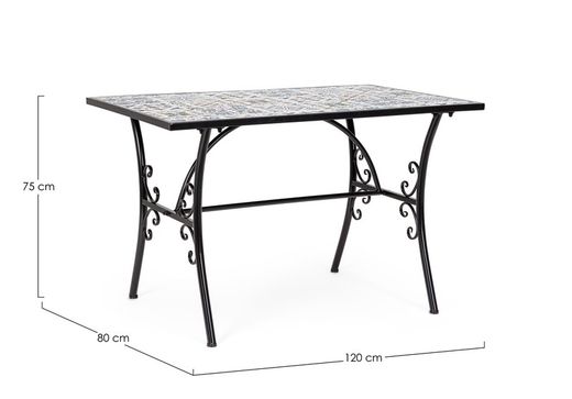 MESA MYKONOS RECT 120X80