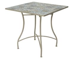 Mesa para jardín Toulouse mosaico pequeño L78.00-W78.00-H77.00 cm