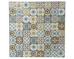 Mesa para jardín Toulouse mosaico pequeño L78.00-W78.00-H77.00 cm