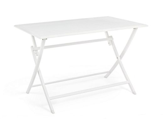 Mesa Plegable Elin 110x70 de color blanco