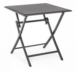 Mesa plegable Kelsie70x70 color Ocre