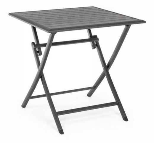 Mesa plegable Kelsie70x70 color Ocre