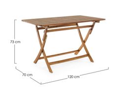Mesa Rectanggular Noemi 70x120 Bizzotto