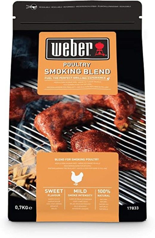 Mezcla para ahumar aves 0.7 kg Weber