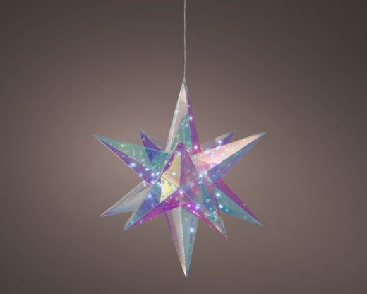 Micro LED Estrella Mascota Estable Interior 25cm