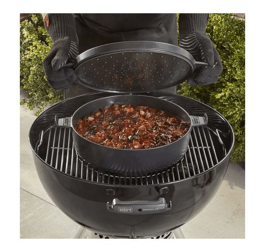 Olla gourmet 2 en 1 barbacoa Weber system