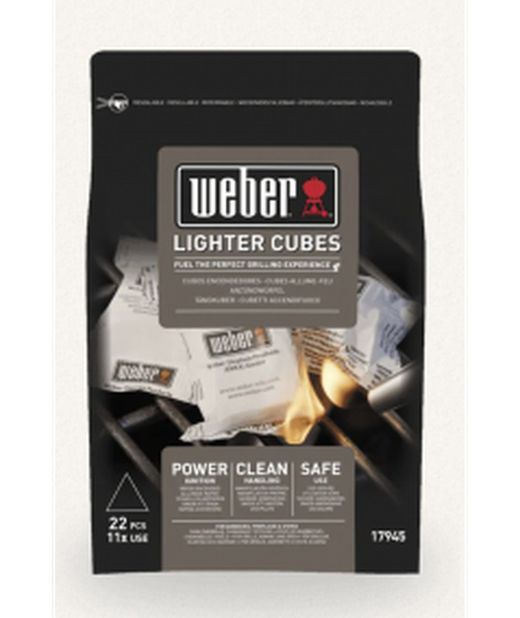 Pack pastillas encendido blancas Weber