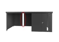 Panel de luz para Cobertizo para Caseta Neo Gris Oscuro Metálico
