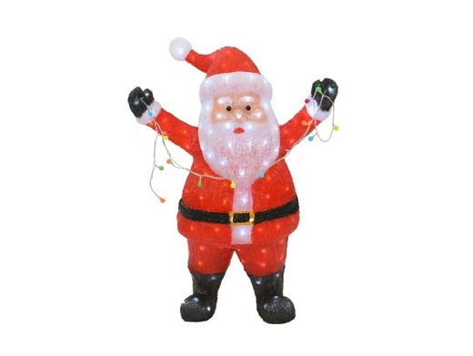 Papá Noel LED Acrílico Con Efectp Intermitente Para Exteriores L34.00-W63.00-H88.00CM-180L