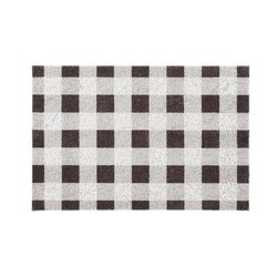 Felpudo con Patrón de Cuadros