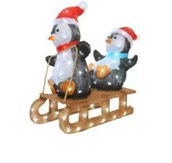 Pingüino LED Acrílico Fijo Para Exterior L31.00-W61.50-H56.50CM-110L