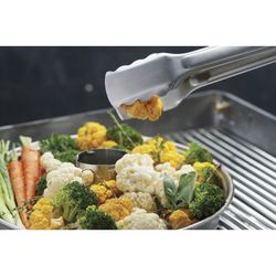 Pack Barbacoa de gas q 2200 s con mesa/ soporte + funda vinilo + pinzas premium