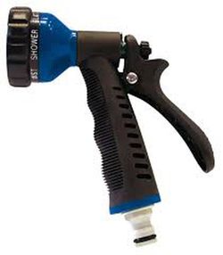 Pistola de riego Aqua Control  de color azul