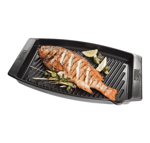 Plancha cerámica pescado 47 x 28 cm Weber
