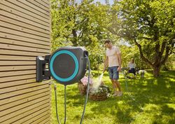 Portamanguera de pared rollup xl (35m) Gardena