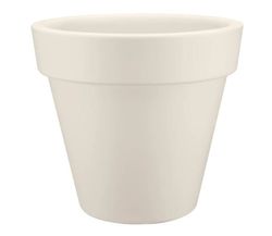 Maceta Pure Round 40cm Color Blanco Lino