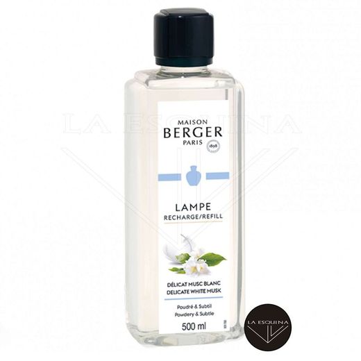 Recarga lámpara Berger delicat musc blanc 500ml