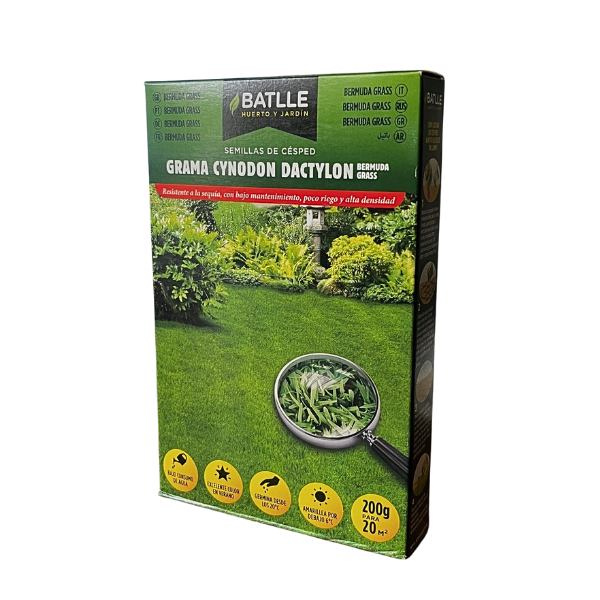 Semillas Césped Cynodon Dactylon Grama Fina