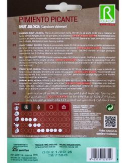 SEMILLAS PIMIENTO PICANTE BHUT JOLOKIA