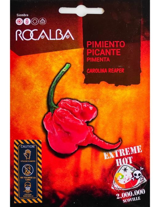 SEMILLAS PIMIENTO PICANTE CAROLINA REAPER