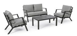 Set Sofá, Sillones y Mesa Harley Antracita YK13