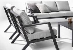 Set Sofá, Sillones y Mesa Harley Antracita YK13