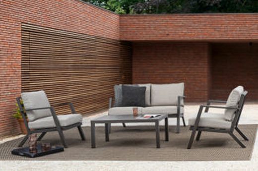 Set de sofá, sillones y mesa Harley Coffee