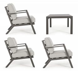 Set de sofá, sillones y mesa Harley Coffee