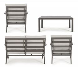 Set de sofá, sillones y mesa Harley Coffee