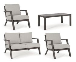 Set de sofá, sillones y mesa Harley Coffee