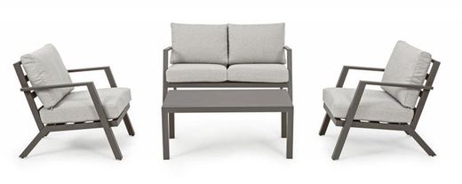 Set de sofá, sillones y mesa Harley Coffee
