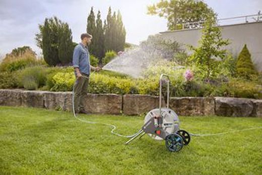 Set carro aquaroll m metal Gardena