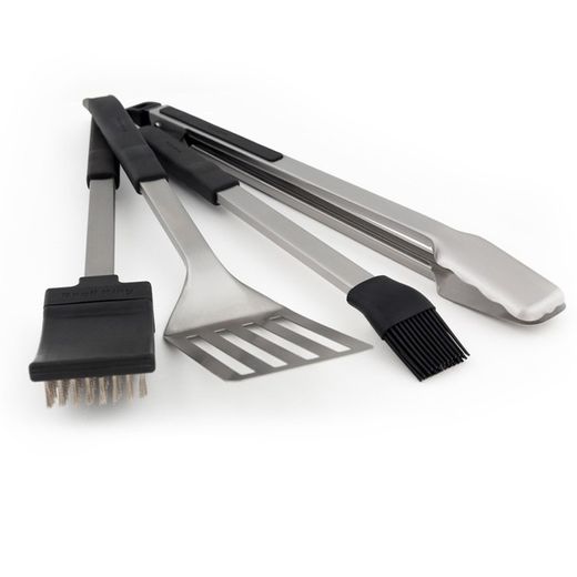 Set de 4 utensilios de acero inox Baron  Broil King®