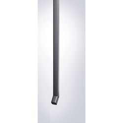 Set de bajantes para Panorama Gris Oscuro Metálico, 2 uds.