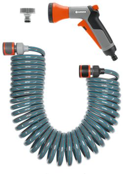 Set de manguera flexible en espiral 10 m Gardena