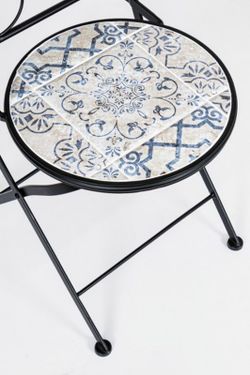 Set de mesa y 2 sillas plegable Erice