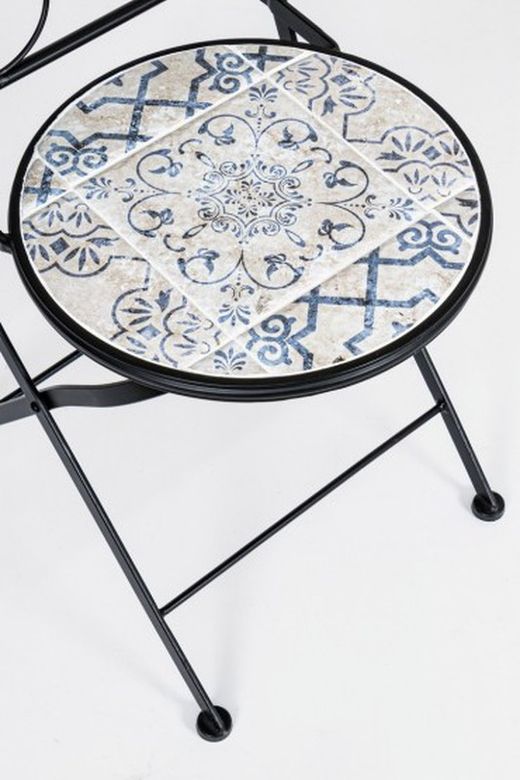 Set de mesa y 2 sillas plegable Erice