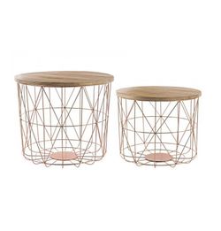 SET2 MESITA RINCÓN CRUZADO COBRE